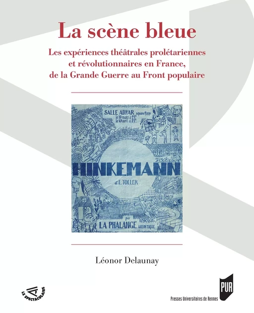 La scène bleue - Léonor Delaunay - Presses universitaires de Rennes