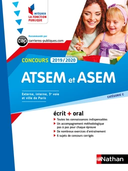 Concours ATSEM et ASEM - catégorie C - Intégrer la fonction publique - 2019/2020