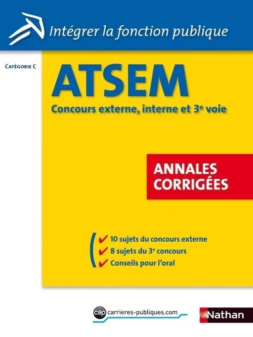 Concours ATSEM - Annales corrigées - 2013 - Louisa Rebih-Jouhet - Nathan