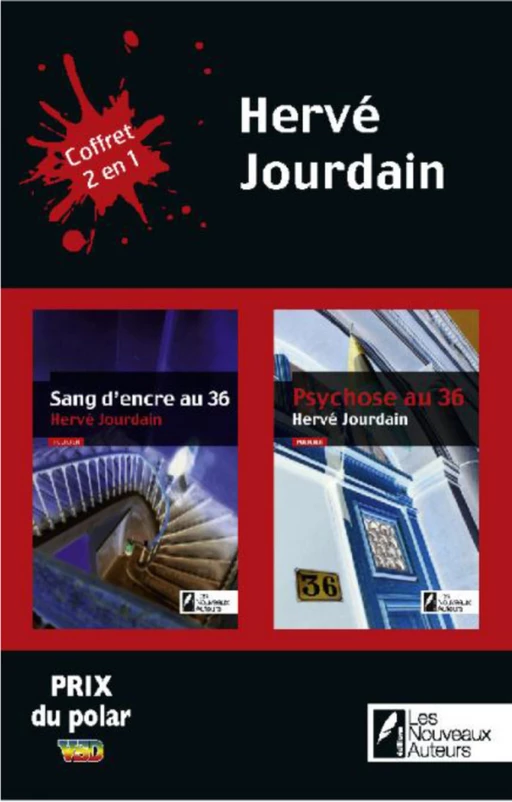 Coffret complet 2 en 1. Sang d'encre au 36 et Psychose au 36 - Hervé JOURDAIN - Editions Prisma