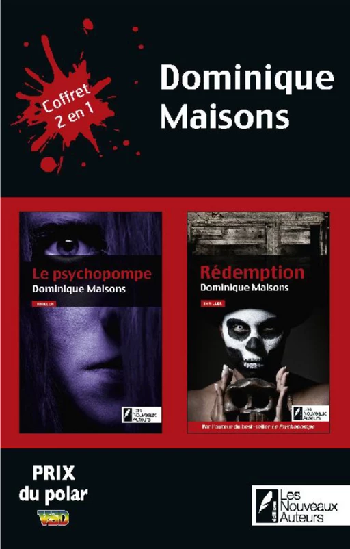 Coffret complet 2 en 1. Le psychopompe et Rédemption - Dominique Maisons - Editions Prisma