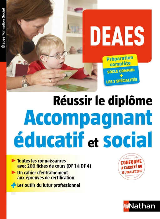 Réussir le diplôme d'accompagnant éducatif et social - DEAES - Louisa Rebih - Nathan