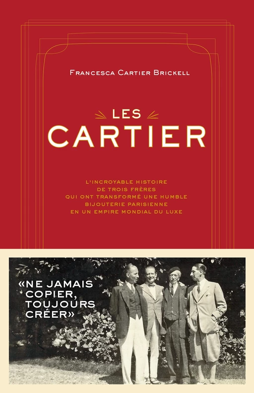 Les Cartier - Francesca Cartier Brickell - Groupe Margot