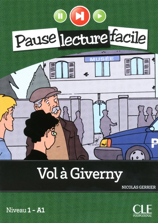 Vol à Giverny - Niveau 1 (A1) - Pause lecture facile - Ebook - Nicolas Gerrier - Nathan