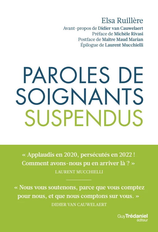 Paroles de soignants suspendus - Elsa Ruillère - Tredaniel