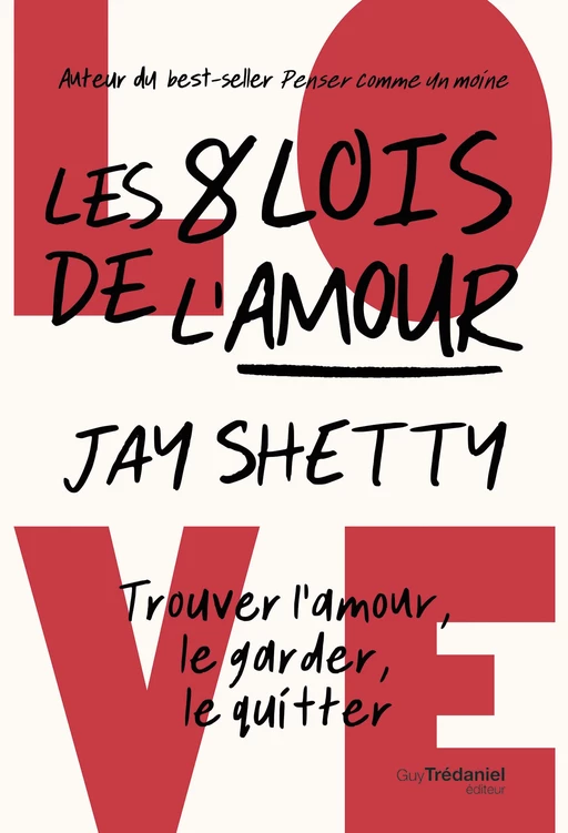 Les 8 lois de l'amour - Jay Shetty - Tredaniel