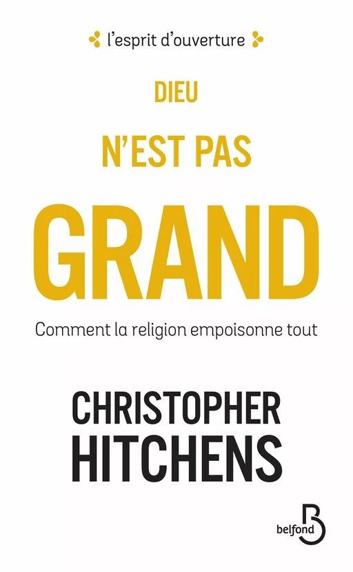 Dieu n'est pas grand (Nouv. éd.) - Christopher Hitchens - Place des éditeurs