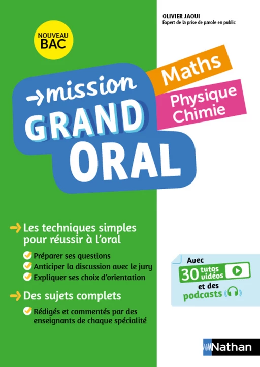 Mission Grand oral - Maths / Physique Chimie - Terminale - Bac 2025 - Epreuve finale Tle Grand oral - EPUB - Nicolas Coppens, Pierre-Antoine Desrousseaux, Olivier Jaoui - Nathan