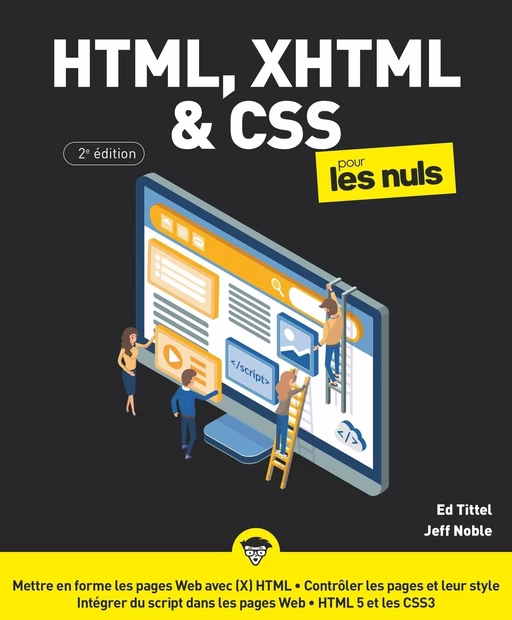 HTML XHTML & CSS pour les Nuls, grand format - Ed Tittel, Jeff Noble - edi8