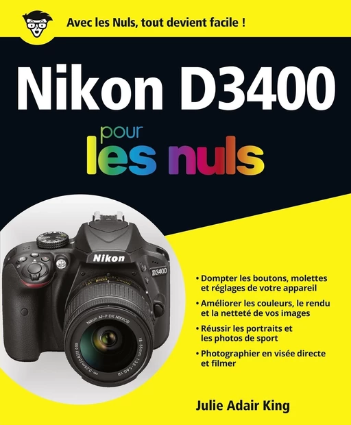 Nikon D3400 pour les Nuls grand format - Julie Adair King - edi8