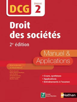 Droit des sociétés - DCG 2 - Manuel et applications