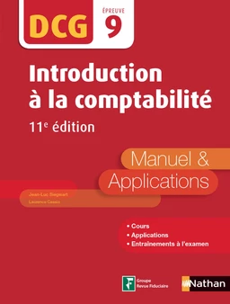 Introduction à la comptabilité - DCG 9 - Manuel et applications