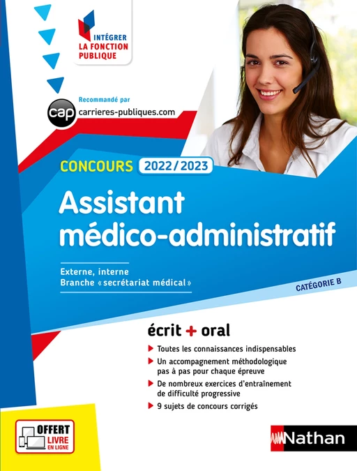 Concours Assistant médico-administratif - EPUB - Annie Godrie - Nathan