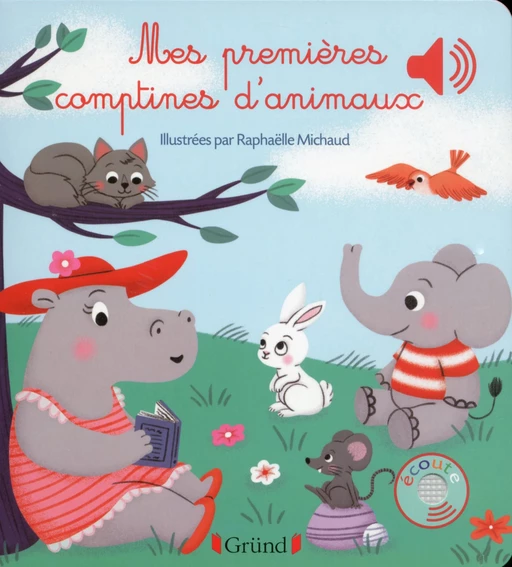 Mes premières comptines d'animaux - Raphaëlle Michaud - edi8