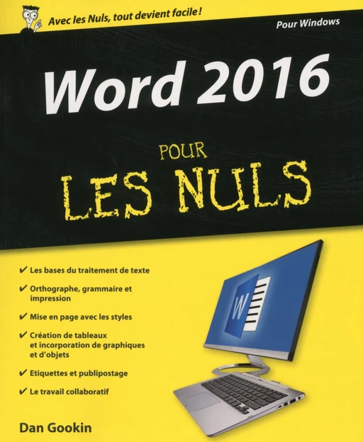 Word 2016 pour les Nuls - Dan GOOKIN - edi8