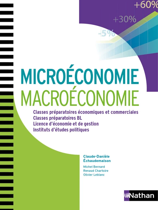 Microéconomie et Macroéconomie aux concours des grandes écoles - EPUB - Claude-Danièle Échaudemaison, Michel Bernard, Renaud Chartoire, Olivier Leblanc - Nathan