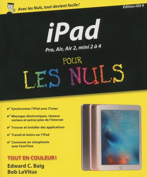 iPad Pro, Plus, Air, mini Pour les Nuls - Edward C. Baig, Bob LeVitus - edi8