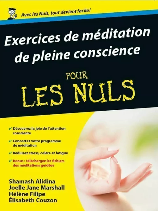 Exercices de méditation de pleine conscience Pour les Nuls - Shamash Alidina, Joelle Jane Marshall, Helene Filipe, Elisabeth Couzon - edi8