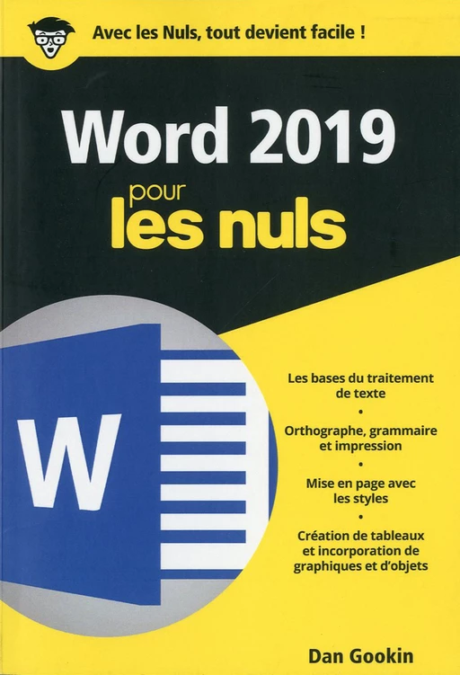 Word 2019 pour les Nuls poche - Dan GOOKIN - edi8