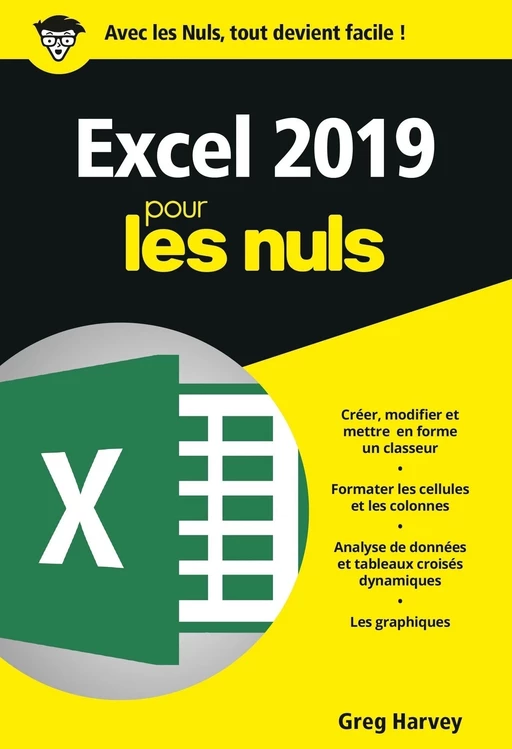 Excel 2019 pour les Nuls, poche - Greg Harvey - edi8