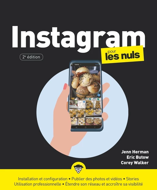 Instagram pour les Nuls, 2e éd, grand format - Eric Butow, Corey Walker, Jenn Herman - edi8