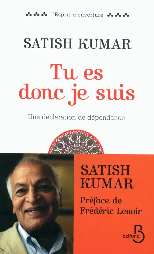 Tu es donc je suis - Satish Kumar - Place des éditeurs