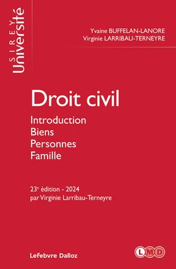 Droit civil 2024 23ed - Introduction, biens, personnes, famille