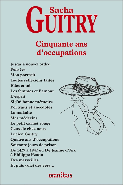 50 ans d'occupations - Sacha Guitry - Place des éditeurs