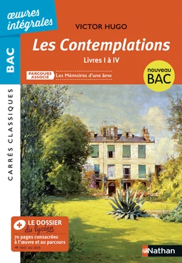 Les Contemplations, livres I à IV de Hugo - Parcours associé : Les mémoires d'une âme - Carrés Classiques Oeuvres Intégrales