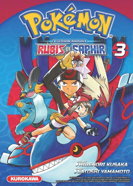 Pokémon Rubis et Saphir - Tome 3 - Hidenori Kusaka - Univers Poche