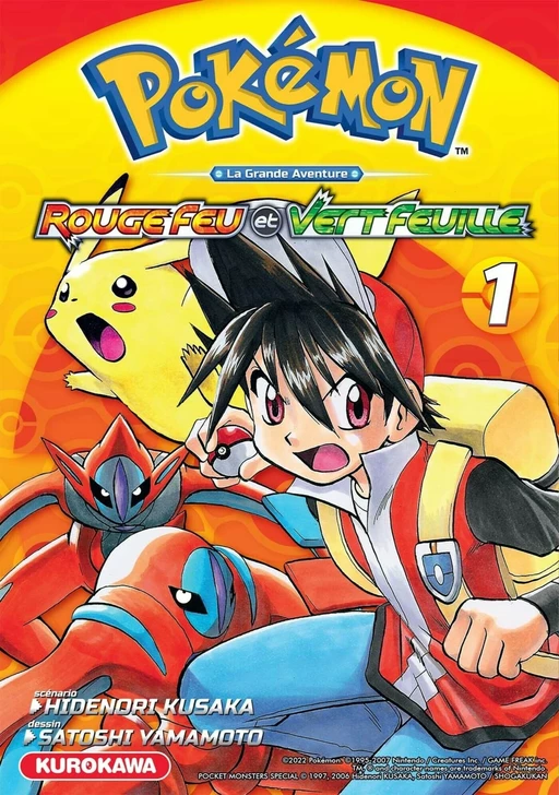 Pokémon - Rouge Feu et Vert Feuille - tome 01 - Hidenori Kusaka - Univers Poche