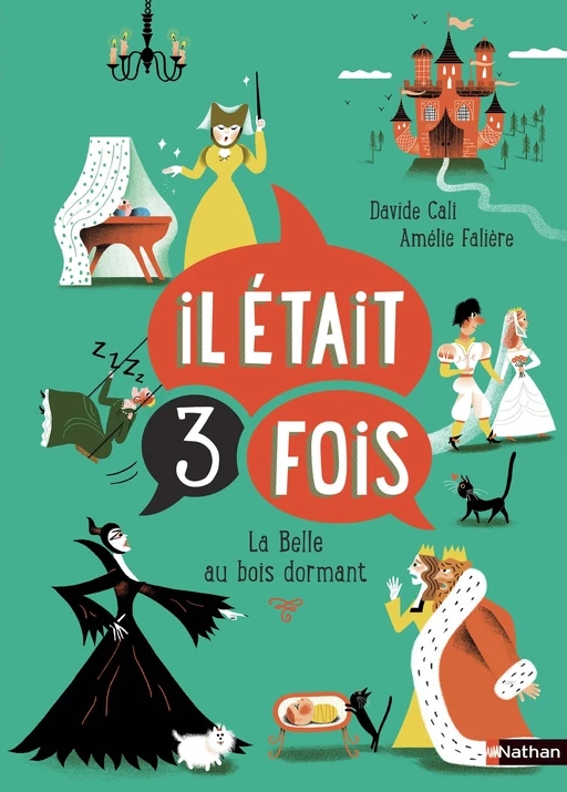 Il était 3 fois - La Belle au bois dormant - Davide Cali - Nathan