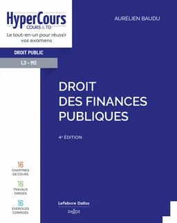 Droit des finances publiques 4ed