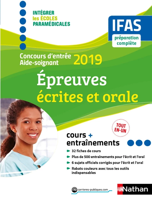 Concours d'entrée aide-soignant 2019 - Annie Godrie, Christophe Ragot, Louisa Rebih, Élisabeth Simonin - Nathan