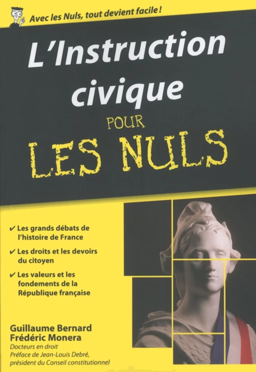 L'instruction civique Pour les Nuls, édition poche - Guillaume Bernard, Frédéric Monera - edi8