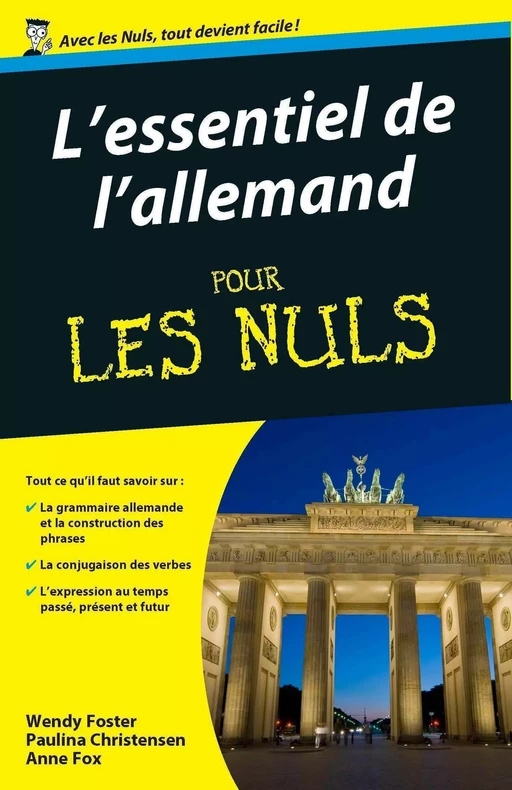 Essentiel de l'allemand Pour les Nuls - Wendy Foster, Paulina CHRISTENSEN, Anne Fox, Anne-Claire Brabant - edi8