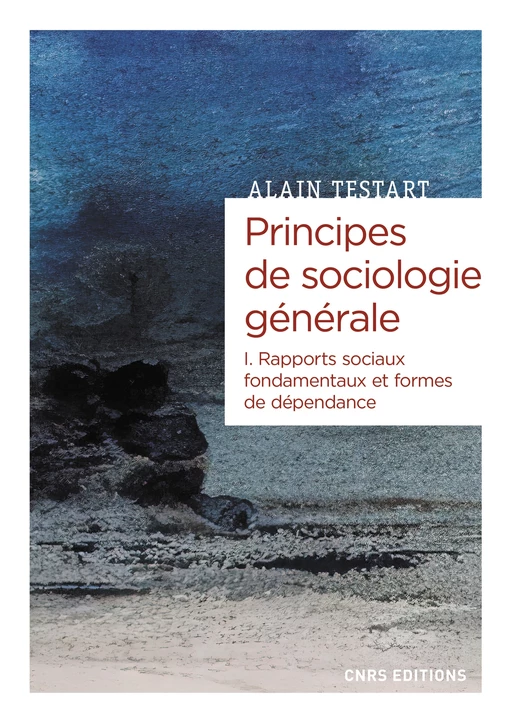 Principes de sociologie générale - volume I rapports sociaux fondamentaux et formes de dépendance - Alain Testart - CNRS editions