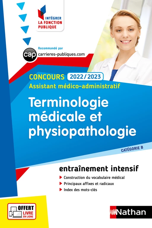 Terminologie médicale et physiopatho. Assistant médico-administratif - EPUB - Annie Godrie - Nathan