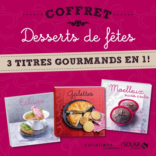 Coffret Desserts de fêtes - Nathalie Hélal, Yann Leclerc - edi8