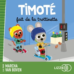 Timoté fait de la trottinette