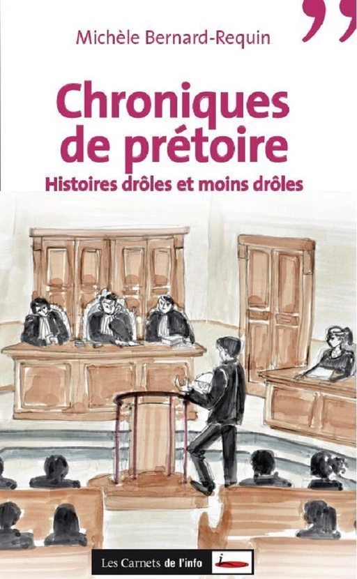 Chroniques de prétoire. Histoires drôles et moins drôles - Michèle Bernard-Requin - Scrinéo