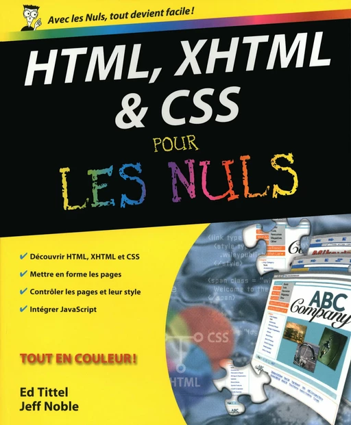 HTML, XHTML et les CSS Pour les nuls - Ed Tittel, Jeff Noble - edi8