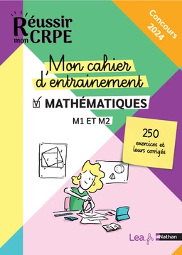 EBOOK : Réussir mon CRPE - Mathématiques écrit - exercices d'entrainement - 2024