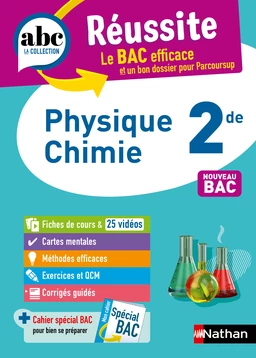 Physique-Chimie 2de - ABC Réussite - Programme de seconde 2024-2025 - Cours, Méthode, Exercices - EPUB