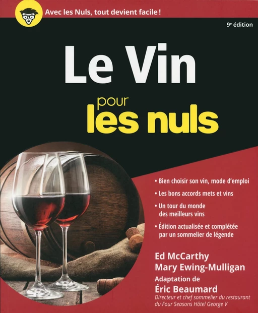 Le Vin pour les Nuls, 9e édition - Éric BEAUMARD - edi8