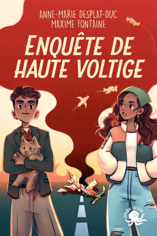 Enquête de haute voltige – Lecture roman jeunesse enquête – Dès 9 ans - Anne-Marie Desplat-Duc, Maxime Fontaine - edi8