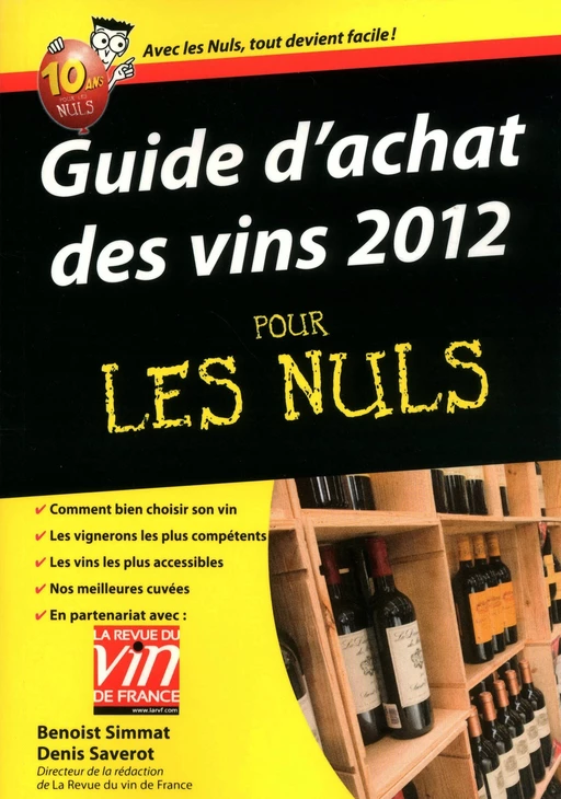 Guide d'achat des vins 2012 Pour les Nuls - Benoist Simmat, Denis Saverot - edi8