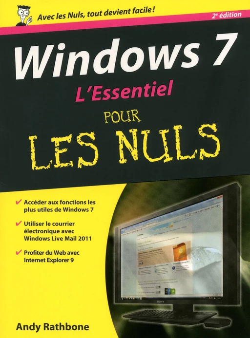 Windows 7, 2e L'essentiel Pour les nuls - Andy RATHBONE - edi8