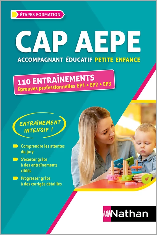 110 entraînements - CAP Accompagnant éducatif petite enfance - EPUB - Louisa Rebih - Nathan