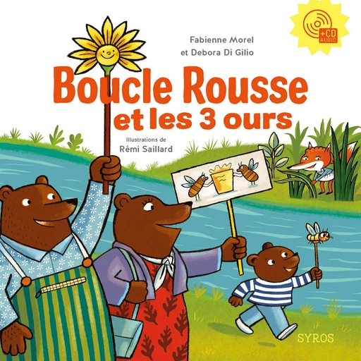 Boucle Rousse et les 3 ours (L+CD) - Fabienne Morel, Debora Di Gilio - Nathan